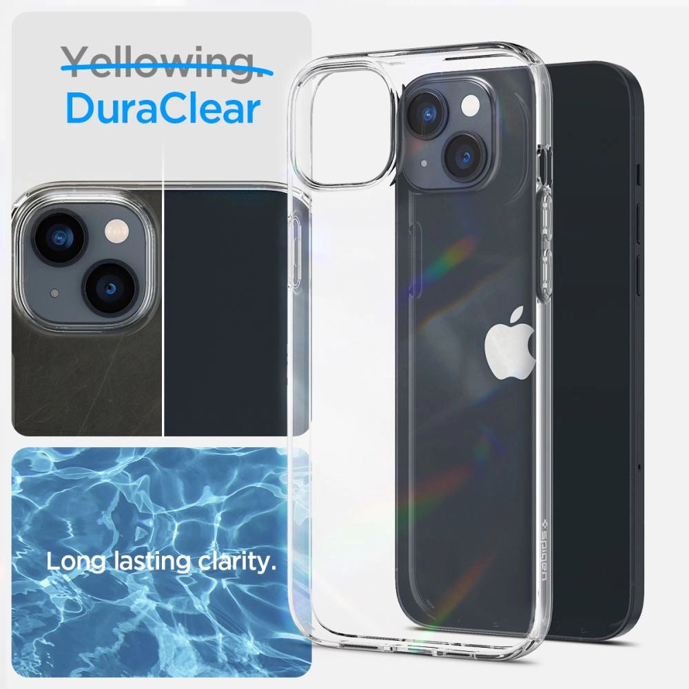 Spigen Crystal Case og tempereret glas sæt til iPhone 14 Plus - Clear