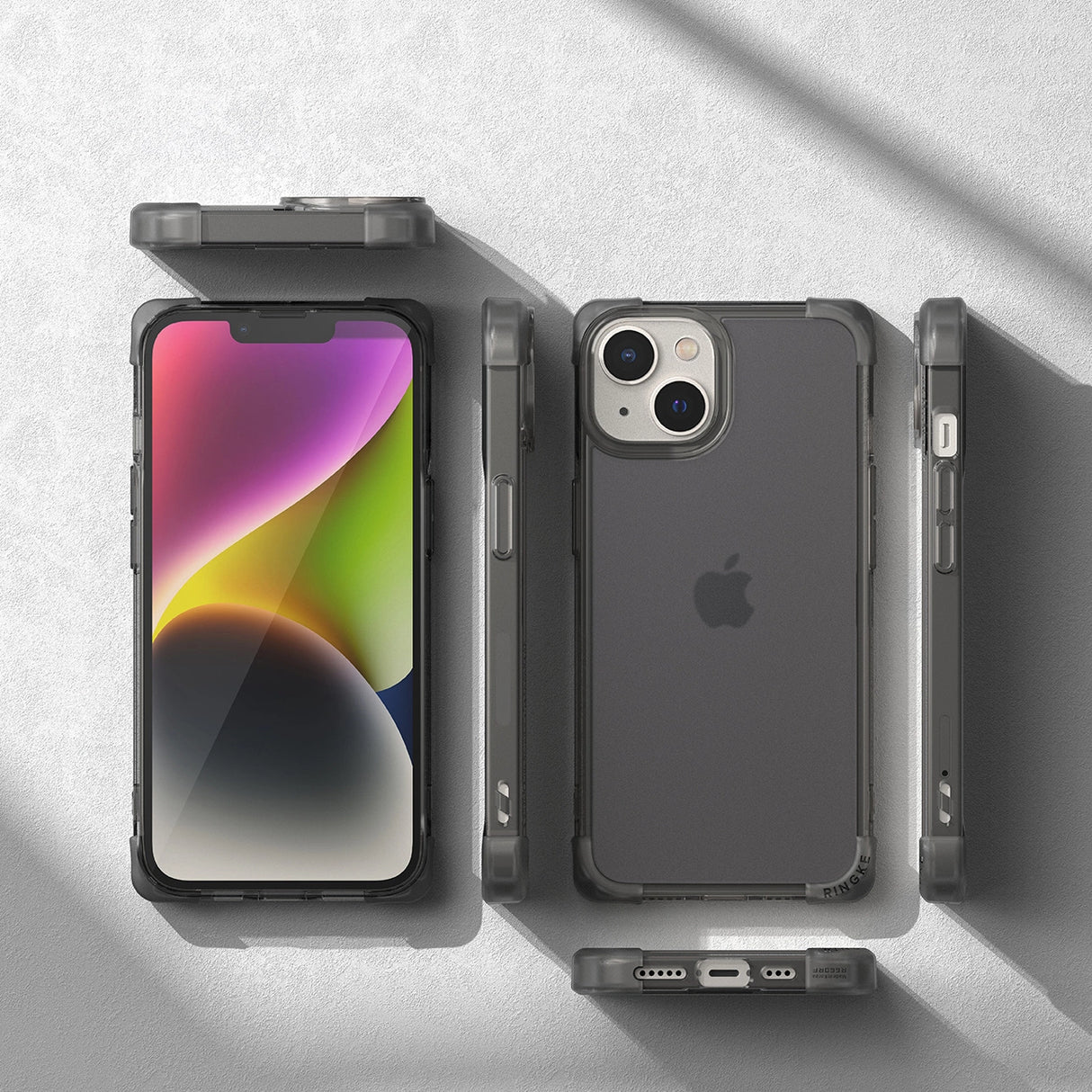 Ringke Fusion Bumper Case til iPhone 14 Plus grå