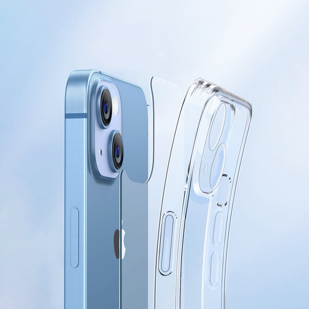 Ugreen Classy Clear Enhanced Protective Protective Case for iPhone 14 Plus Transparent (LP618) med Gel Frame Classy Clear Enhanced Protective Case