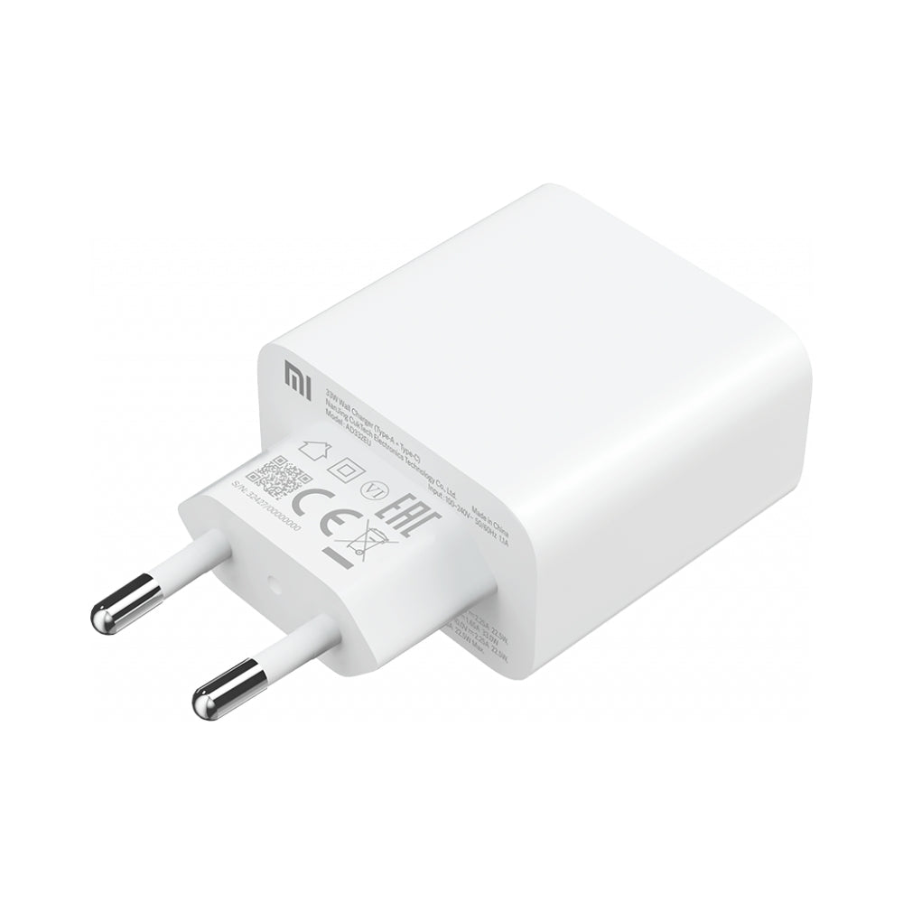 Xiaomi Travel Charger Combo hurtigoplader USB-A / USB-C 33W PD hvid (BHR4996GL)
