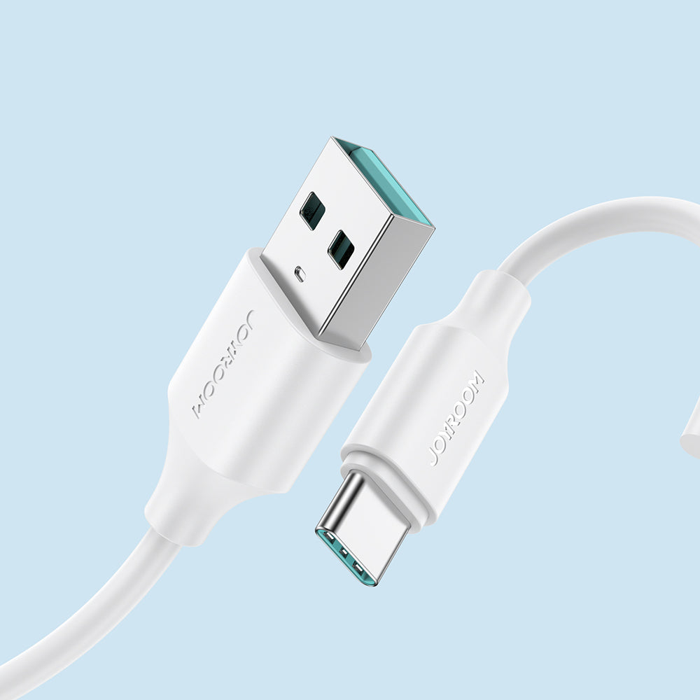 Joyroom Long-Lasting Series A9 USB-A / USB-C 3A kabel 1m - hvid