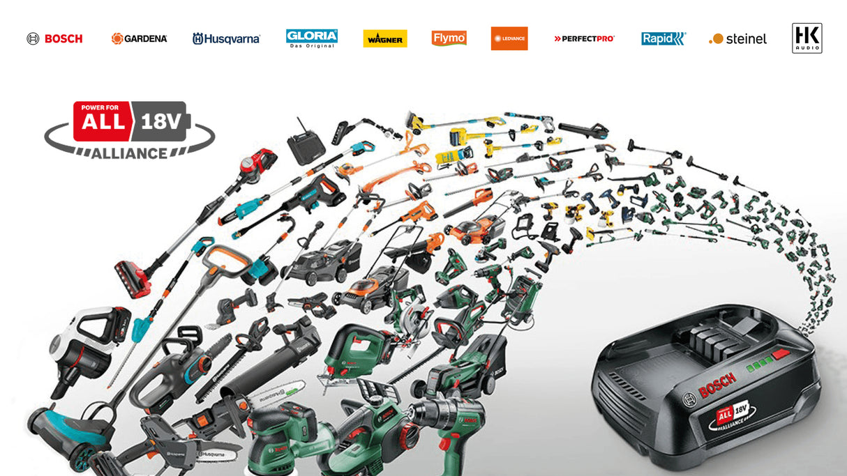 Bosch UniversalRotak plæneklipper 18V 37 cm Intet batteri