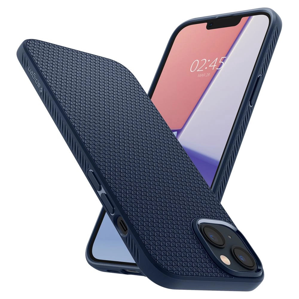 Spigen Liquid Air Case til iPhone 14 Plus - Blå