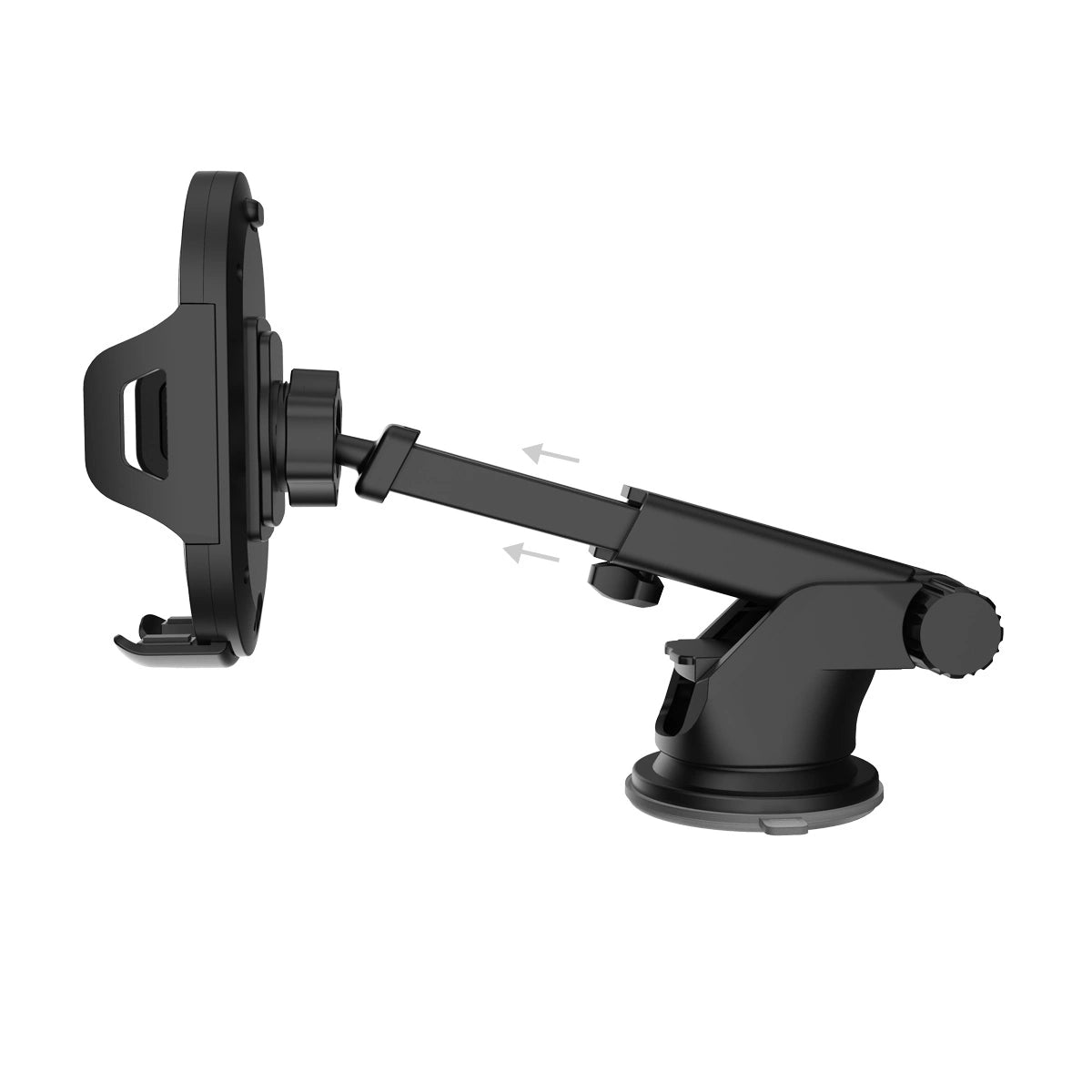 Dudao Telescopic Gravity Car Windshield Mount Holder Black (ny F2S sort)