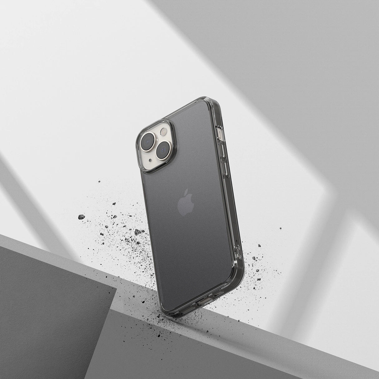Ringke Fusion Matte case iPhone 14 Plus cover med en gel ramme grå