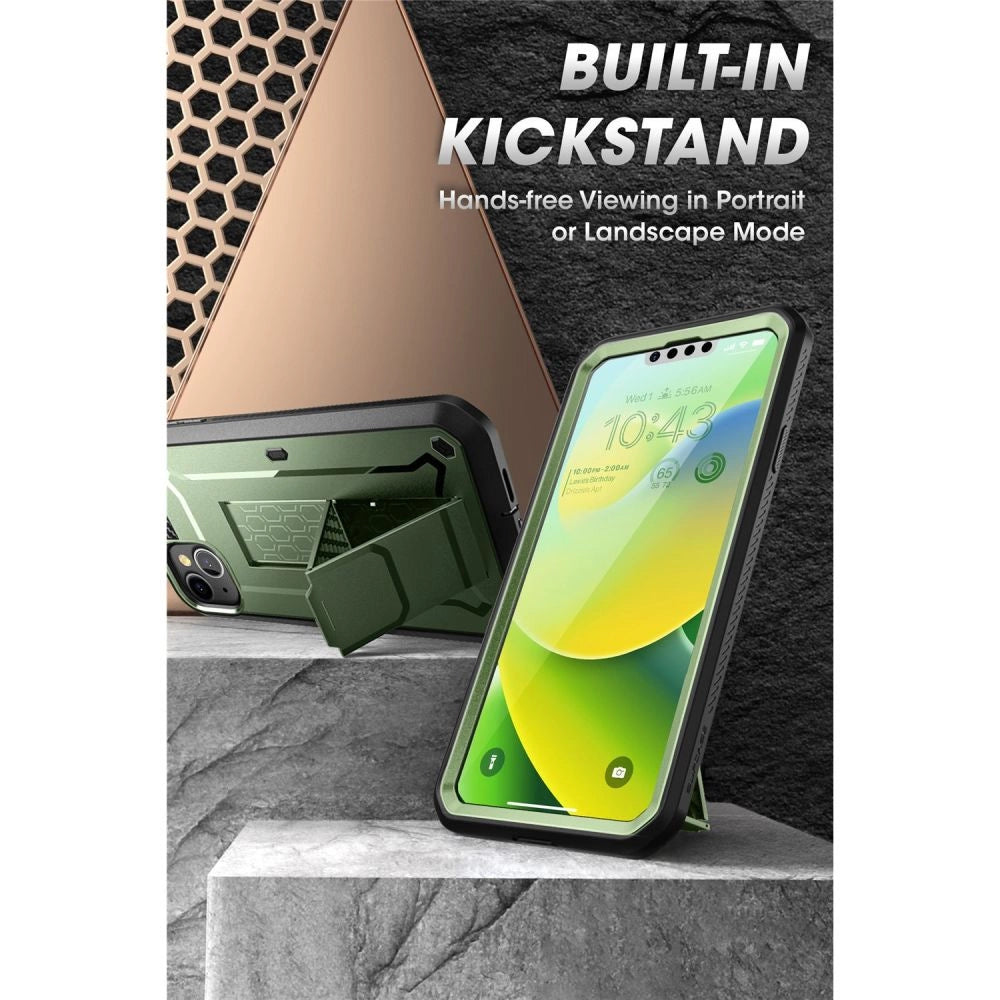 Supcase Unicorn Beetle Pro iPhone 14 Plus-kasse - Grøn