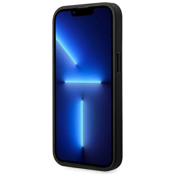Case BMW BMHCP14L22NBCK iPhone 14 Pro 6,1 " sort / sort Læder Carbon