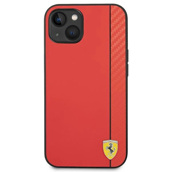 Ferrari FEHCP14MAXRE iPhone 14 Plus 6.7" rød/rød hardcase Carbon