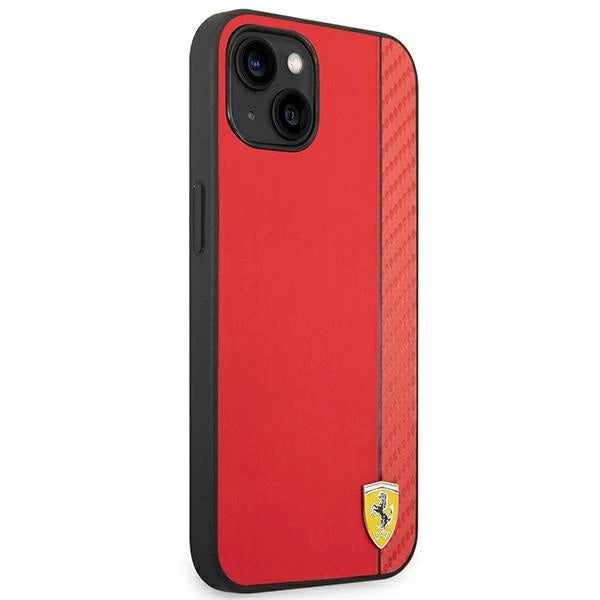 Ferrari FEHCP14MAXRE iPhone 14 Plus 6.7" rød/rød hardcase Carbon
