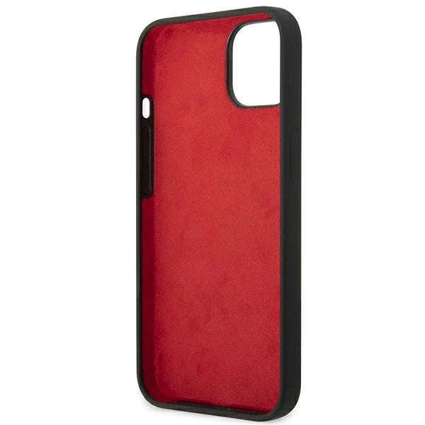 Ferrari FEHCP14SSIBBK iPhone 14 6.1" sort/sort hardcase Silikon Metal Logo
