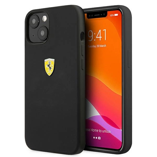 Ferrari FESSIHCP13SBK iPhone 13 mini 5.4" sort/sort hardcase Silikon