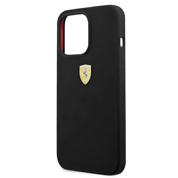 Ferrari FESSIHCP13XBK iPhone 13 Pro Max 6.7" sort/sort hardcase Silikon