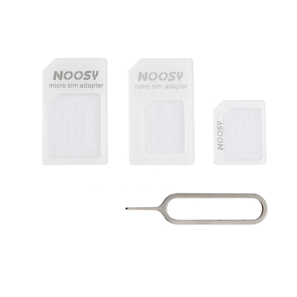 Noosa SIM Card Adapter Set + Key - Hvid
