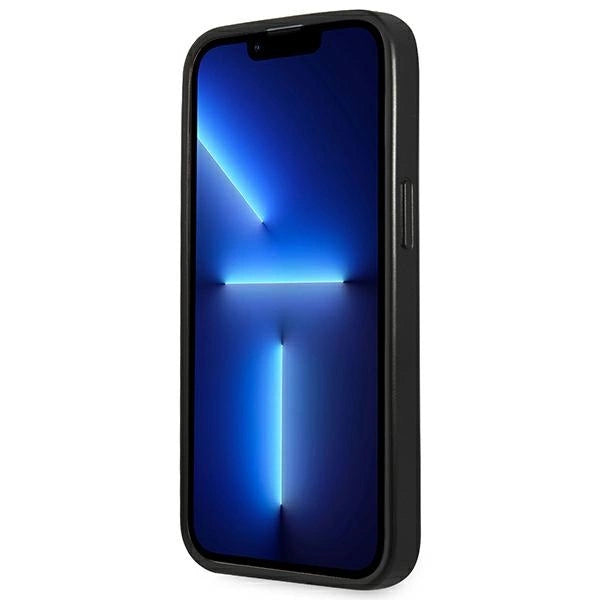 Guess GUHCP14LPSATLG iPhone 14 Pro 6.1 " sølv / sølv hardcase SaffianoTriangle Logo