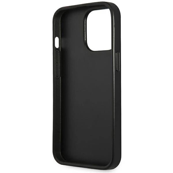 Guess GUHCP14LPSATLG iPhone 14 Pro 6.1 " sølv / sølv hardcase SaffianoTriangle Logo