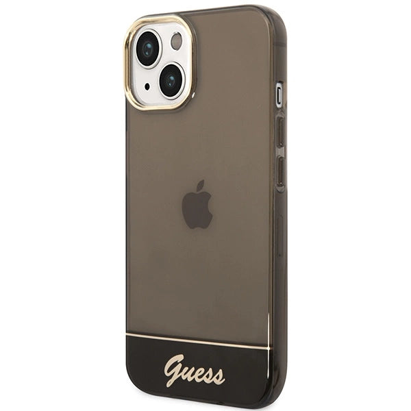 Guess GUHCP14MHGCOK iPhone 14 Plus 6.7 " sort / sort hardcase gennemsigtigt