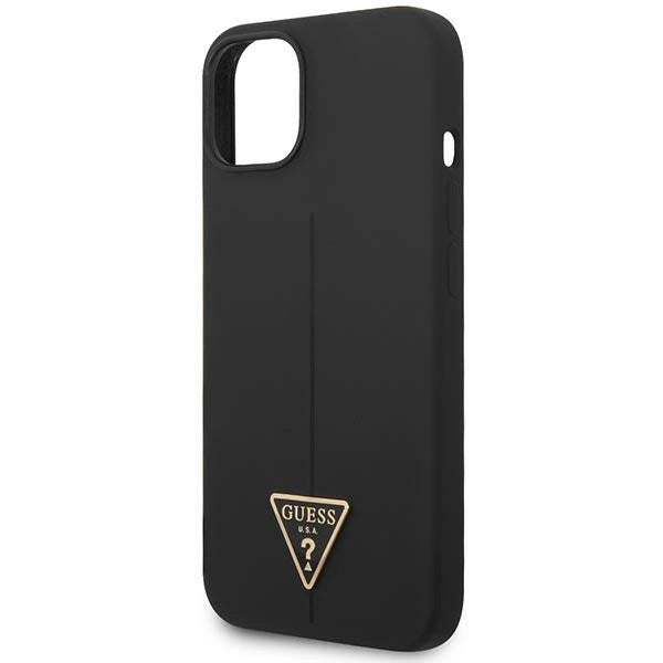 Guess GUHCP14MSLTGK iPhone 14 Plus 6.7" sort/sort hardcase Silikon Triangle