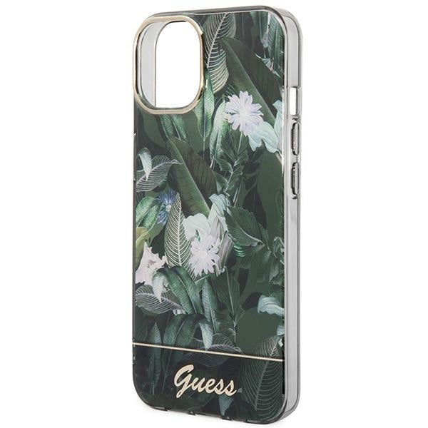 Guess Jungle Collection iPhone 14 Hylde - Grøn