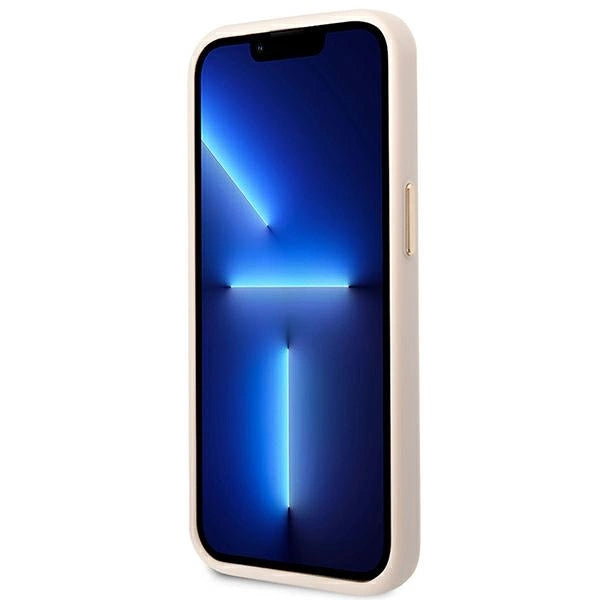 Guess 4G Vintage Gold Logo-hylster til iPhone 14 Pro Max - pink