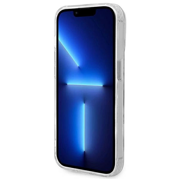 Guess GUHMP14LHTRMS iPhone 14 Pro 6.1" sølv/sølv hårdkasse Metal Outline Magsafe