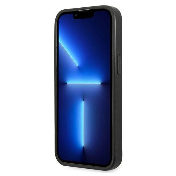 Karl Lagerfeld KLHCP13LMNMP1K iPhone 13 Pro / 13 6,1 "hardcase sort / sort Monogram Plaque