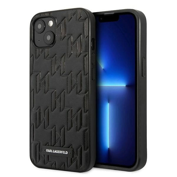 Karl Lagerfeld KLHCP13SMNMP1K iPhone 13 mini 5,4 "hardcase sort / sort Monogram Plaque