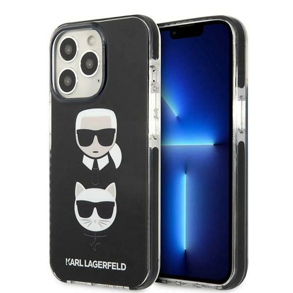 Karl Lagerfeld KLHCP13XTPE2TK iPhone 13 Pro Max 6,7" Hardcase sort Karl&Choupette Head