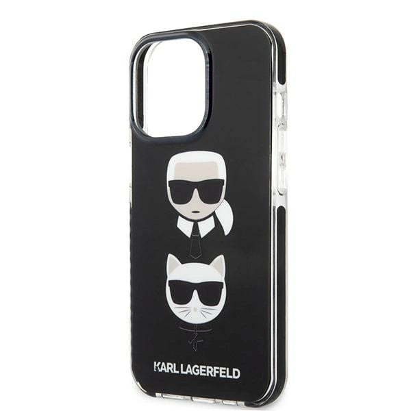 Karl Lagerfeld KLHCP13XTPE2TK iPhone 13 Pro Max 6,7" Hardcase sort Karl&Choupette Head