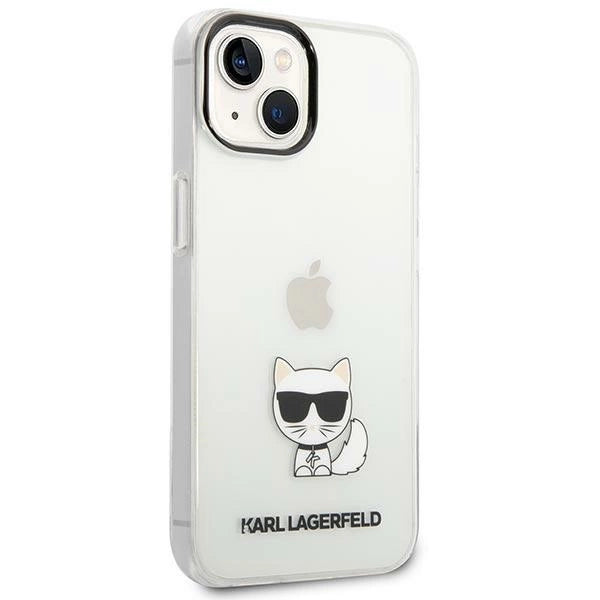 Karl Lagerfeld KLHCP14MCTTR iPhone 14 Plus 6.7 "hardcase klar / gennemsigtig Choupette Body