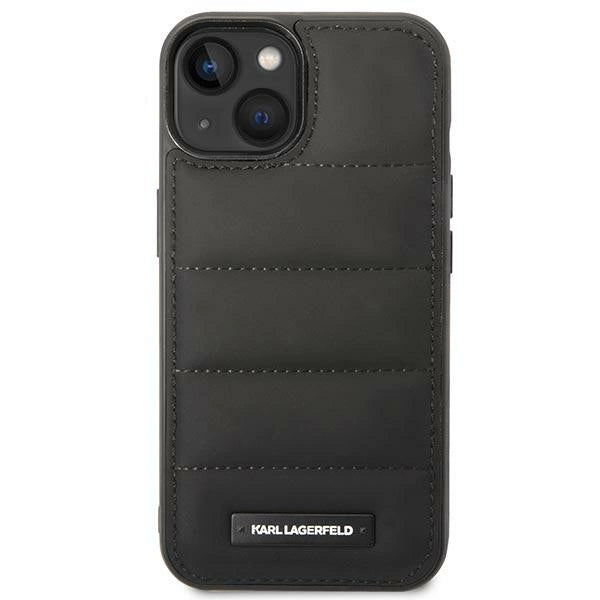 Karl Lagerfeld KLHCP14MPSQAK iPhone 14 Plus 6,7" Hardcase sort Puffy Langstrakt Logo