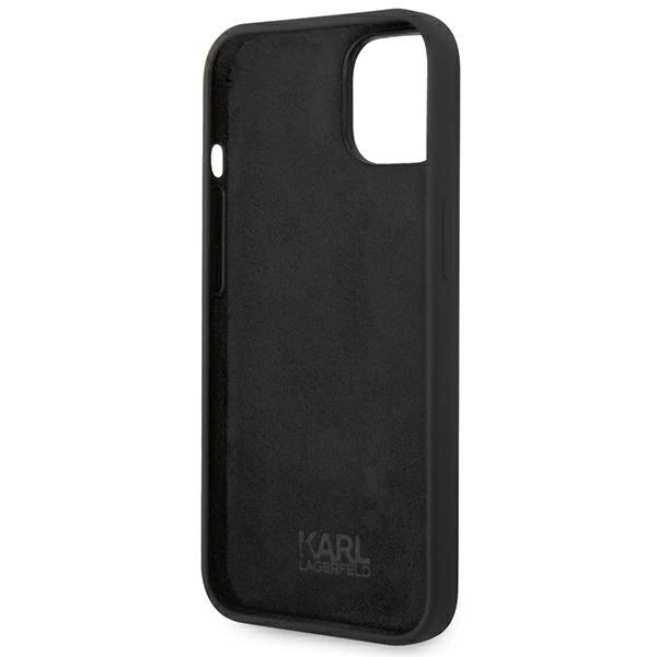 Karl Lagerfeld KLHCP14MSLCTBK iPhone 14 Plus 6.7 "hardcase sort / sort Silicone Choupette Body