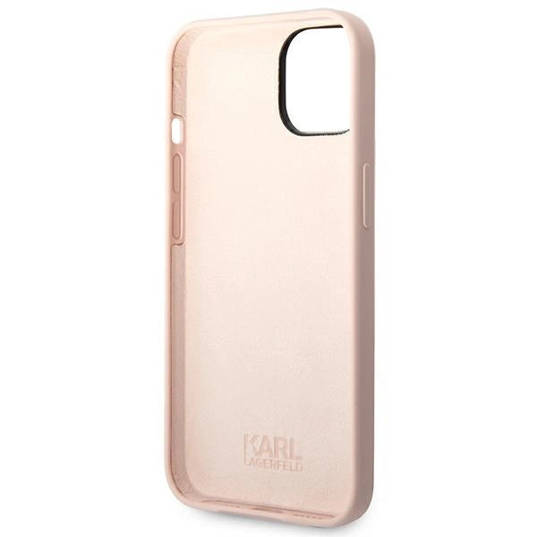 Karl Lagerfeld KLHCP14MSLCTPI iPhone 14 Plus 6.7 "hardcase lyserød / lyserød Silicone Choupette Body
