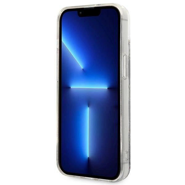 Karl Lagerfeld KLHCP14SLMNMK iPhone 14 6.1 "hardcase sort / sort Liquid Glitter Monogram