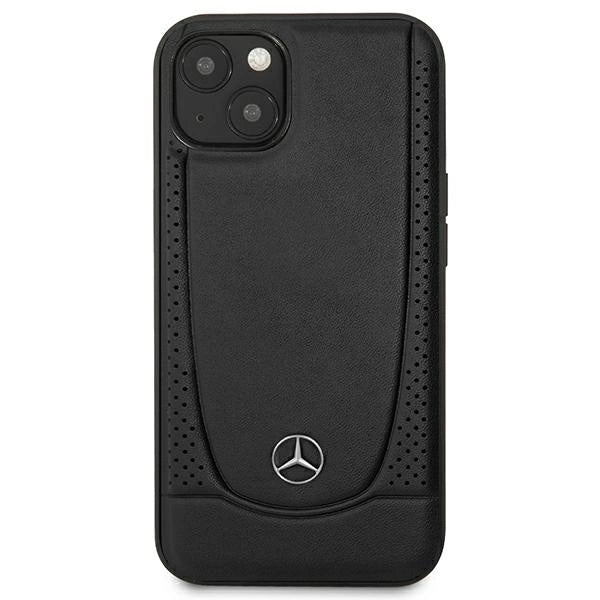 Mercedes MEHCP14MARMBK iPhone 14 Plus 6.7 " sort / sort hardcase læder Urban
