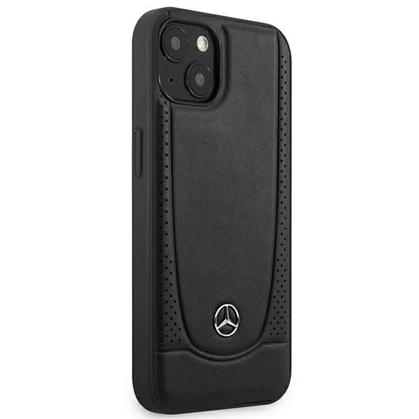 Mercedes MEHCP14MARMBK iPhone 14 Plus 6.7 " sort / sort hardcase læder Urban