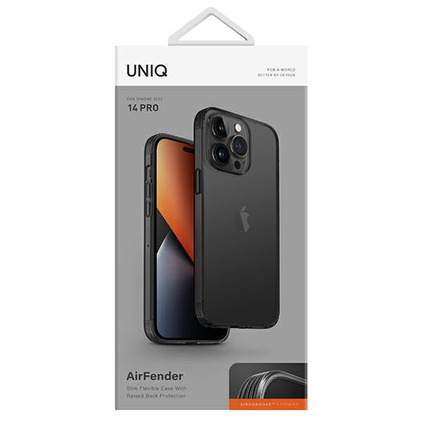Uniq Air Fender fodtøj til iPhone 14 Pro - grå