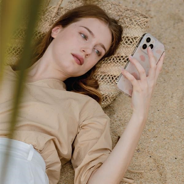 Uniq Coehl Meadow-hylster til iPhone 14 Pro - pink