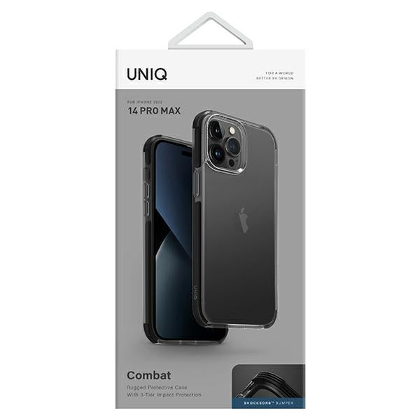 Uniq Combat-hylster til iPhone 14 Pro Max - sort