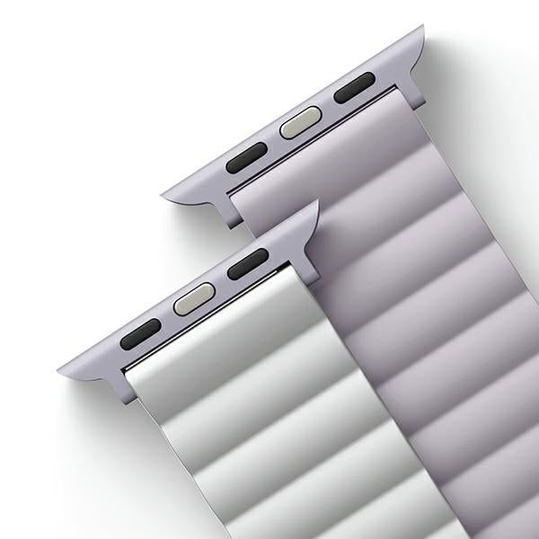 Uniq Revix rem til Apple Watch 1/2/3/4/5/6/7/8/SE/SE2/Ultra 42/44/45/49 mm - lilla-hvid