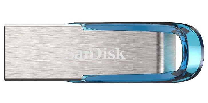 SanDisk Ultra Flair USB-nøgle 32 GB USB Type-A 3.2 Gen 1 (3.1 Gen 1) Blå, Sølv