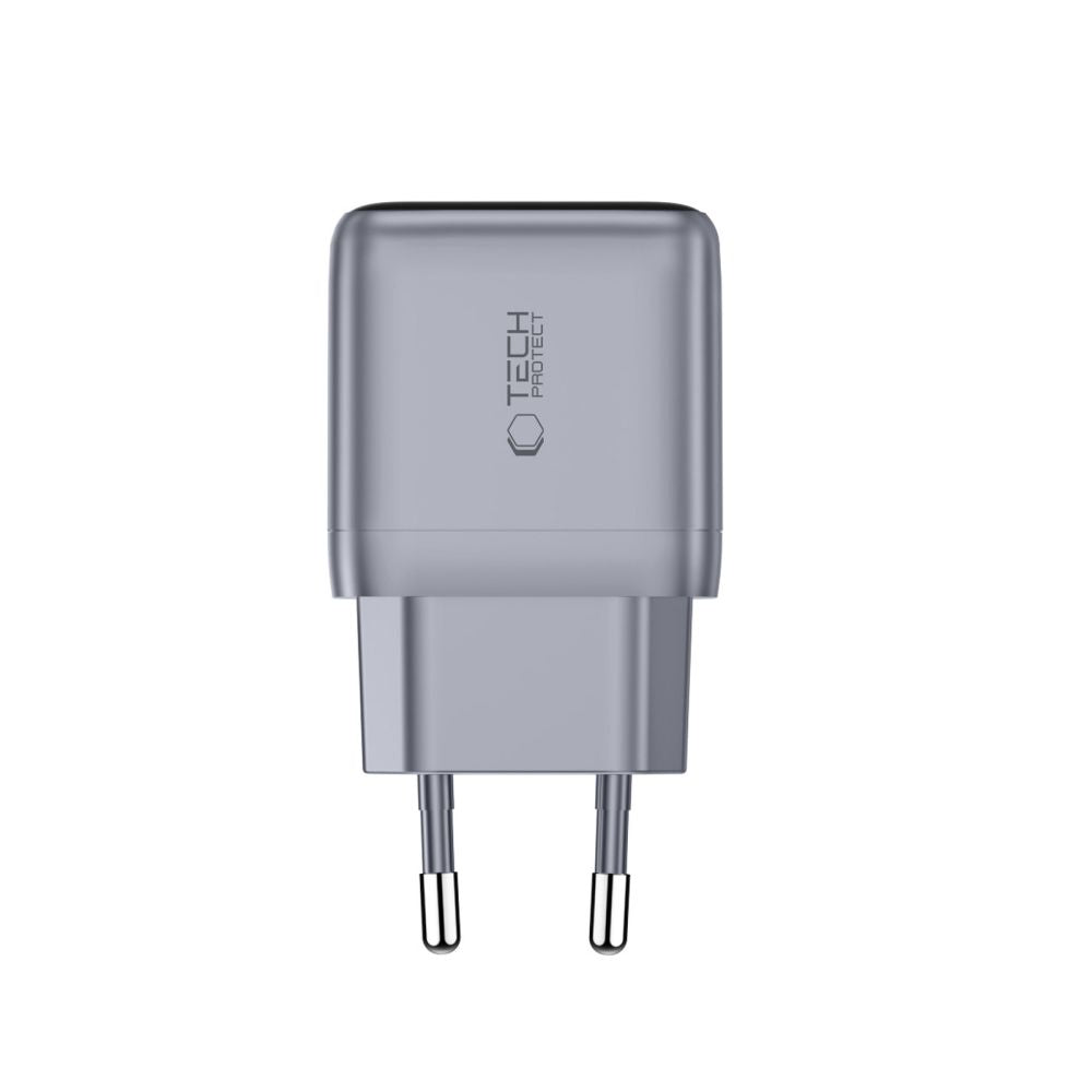 Tech Protect Powervision Nc45 W Gan 1 Port Netværksopladder Pd 45 W Mørkegå