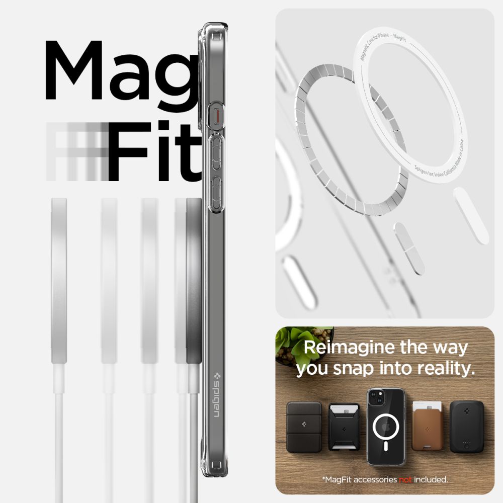 Spigen Ultra Hybrid Magsafe Iphone 15 Hvid