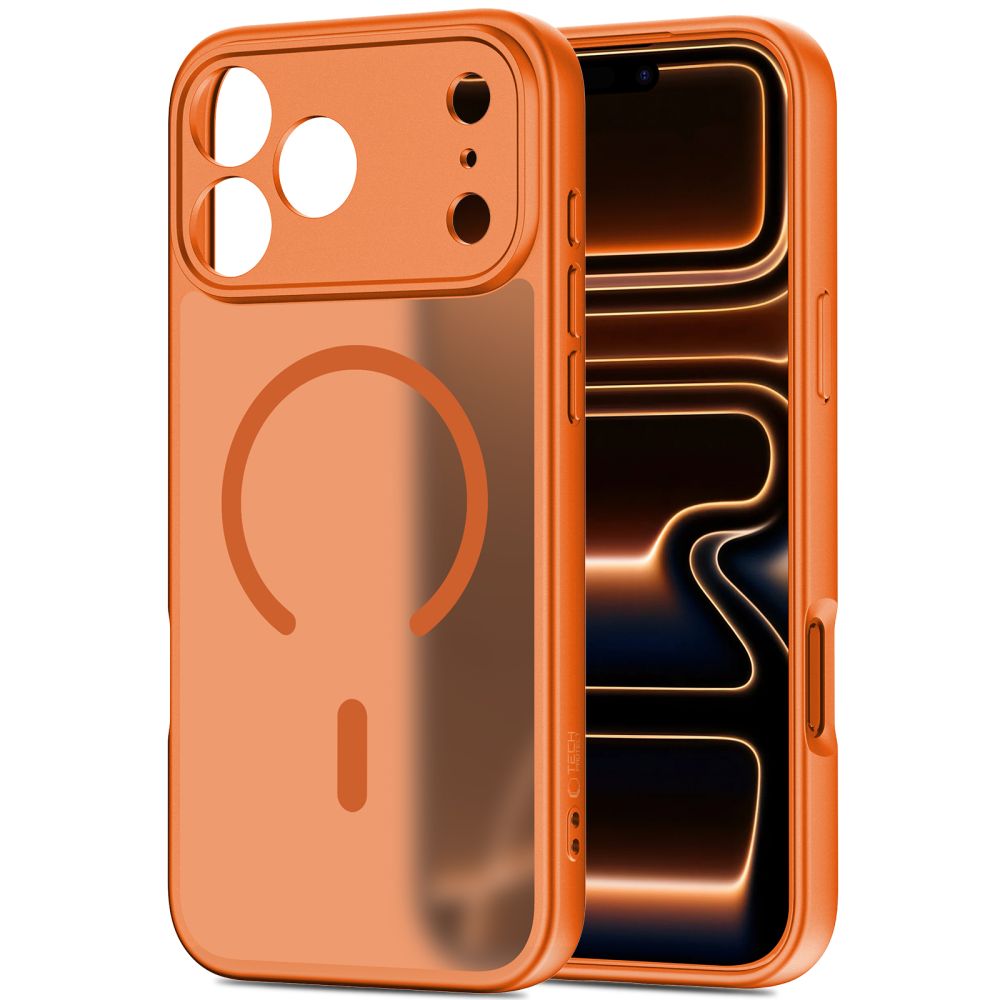 Tech Protect Basicmag Magsafe Iphone 17 Pro Mat Cosmic Orange