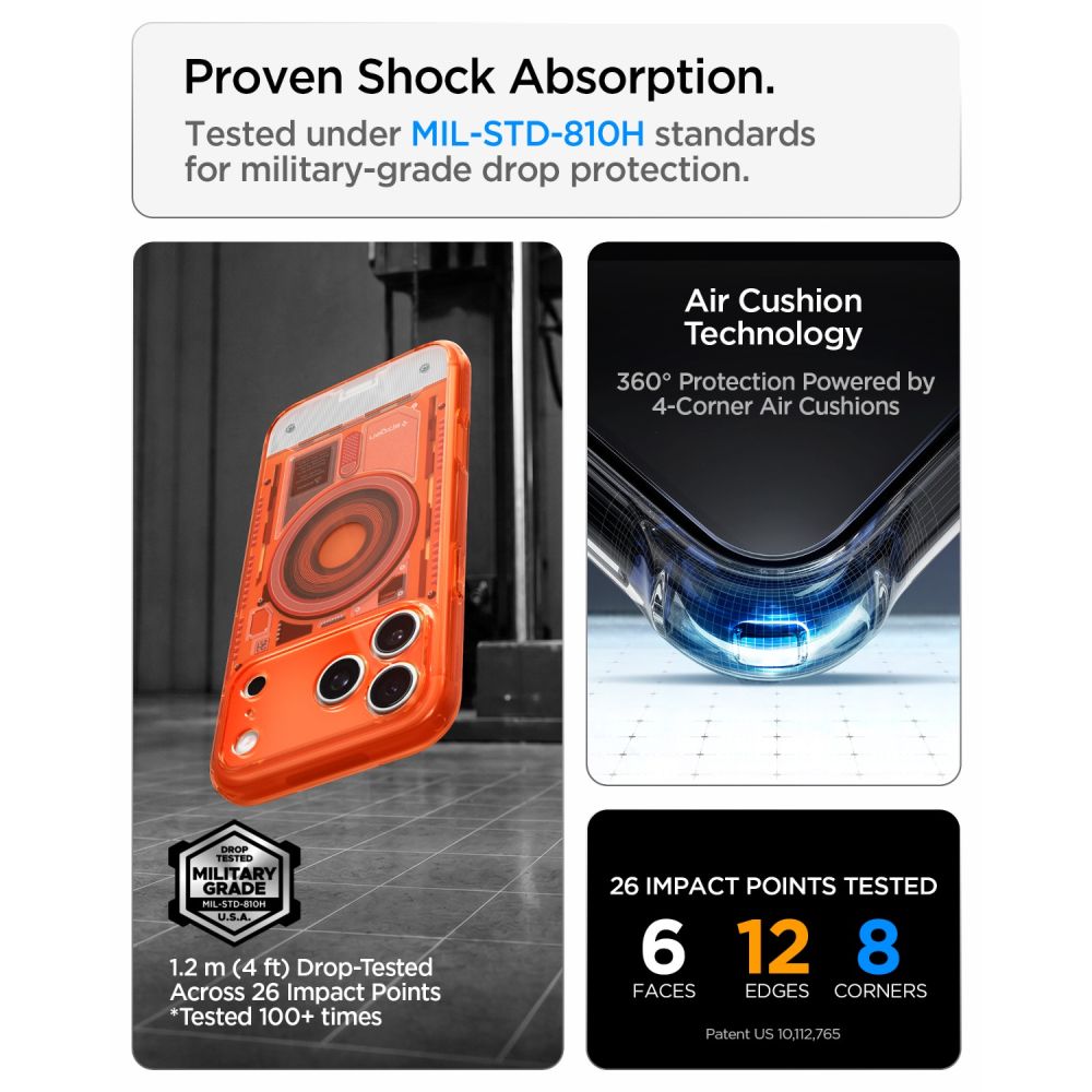 Spigen Ultra Hybrid Magsafe Iphone 17 Pro Max / 18 Pro Max C One Tangerine