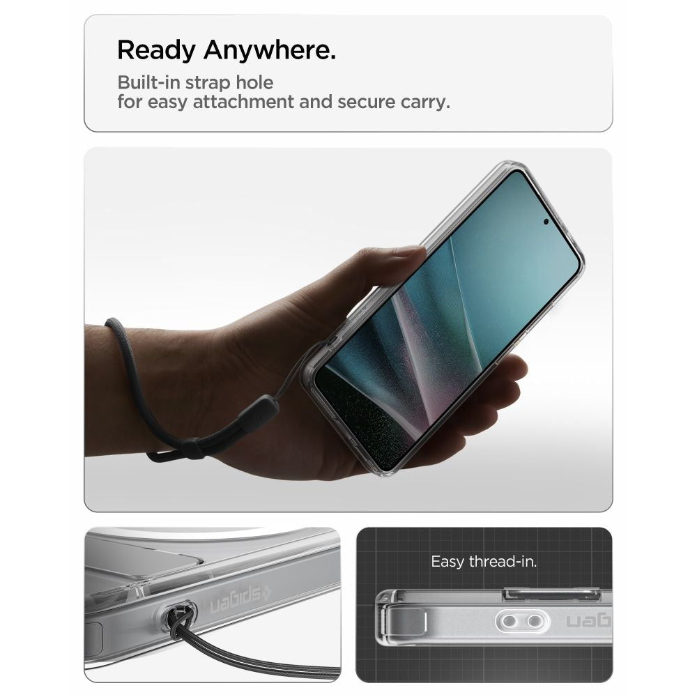 Spigen Ultra Hybrid 'S' Mag Magsafe Galaxy S26 Klar/Hvid