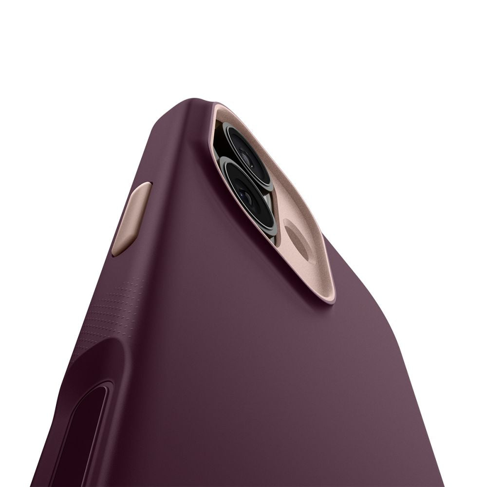 Spigen Nano Pop Mag Magsafe Iphone 17 Burgundy Bønne