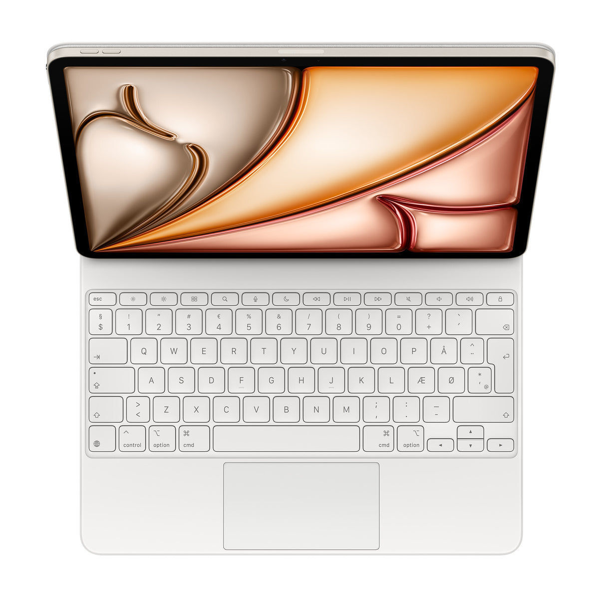 Apple Magic Keyboard QWERTY Dansk Hvid