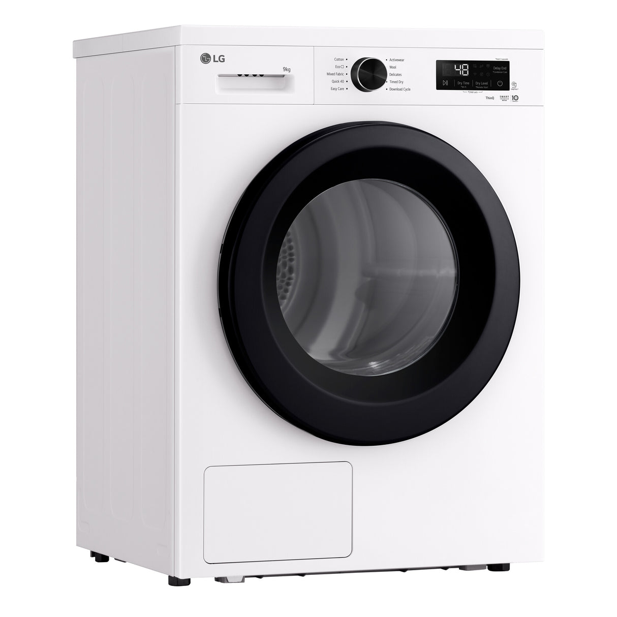 LG RHX1009NWK tørretumbler Fritstående Front-læsning 9 kg Hvid