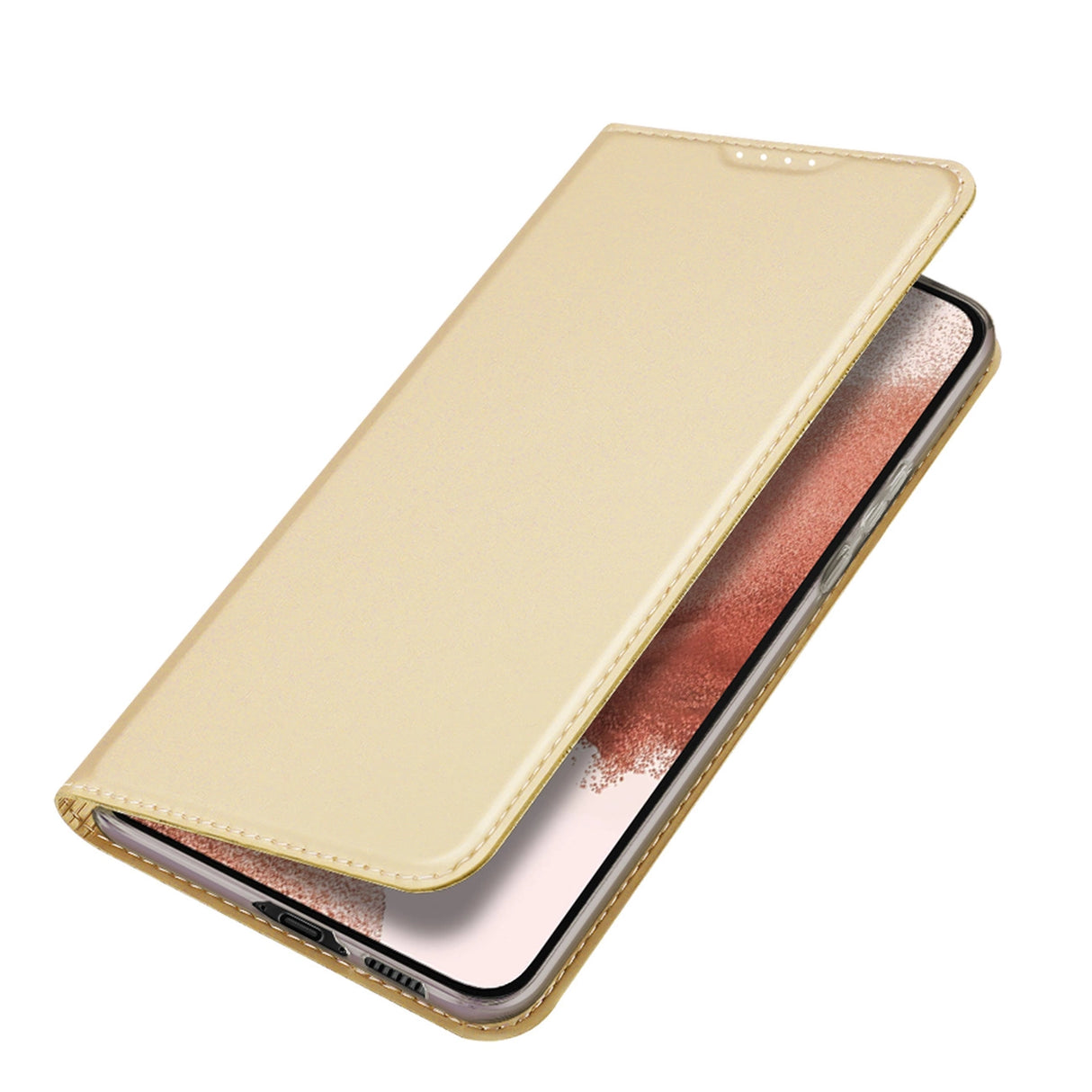 Dux Ducis Skin Pro Case til Samsung Galaxy S23+ Flip Card Wallet Stand Gold