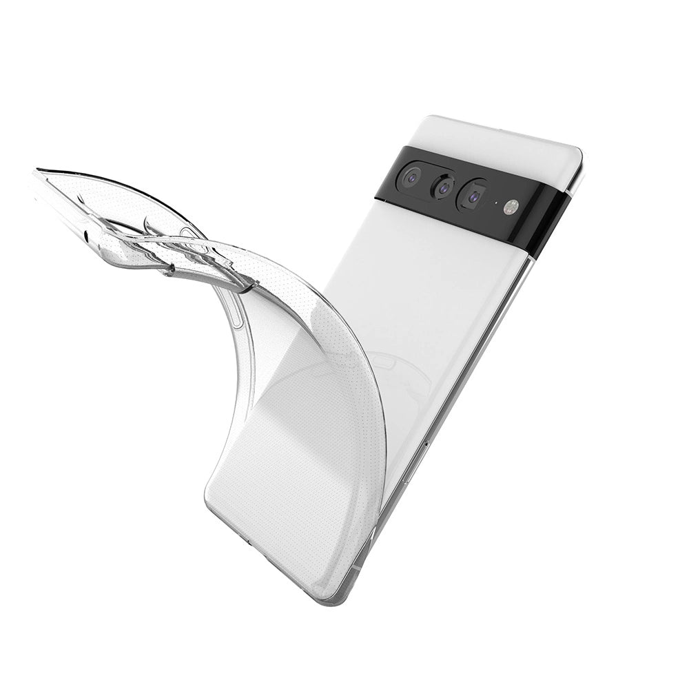 Ultra Clear 0,5 mm Google Pixel 7 Pro Case Gel Bagside Transparent